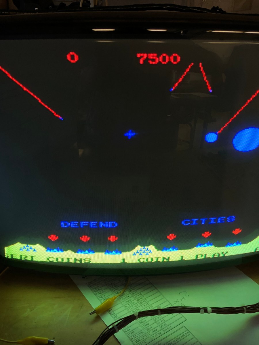 Missile Command – PCB Repair Logs